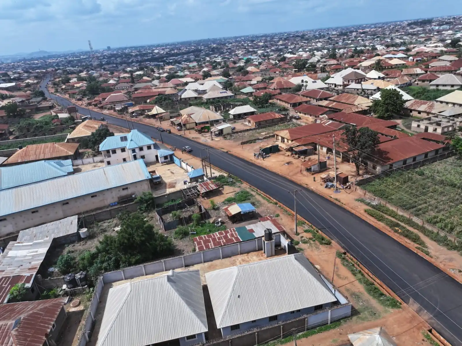 Construction of Osin – Laduba Road