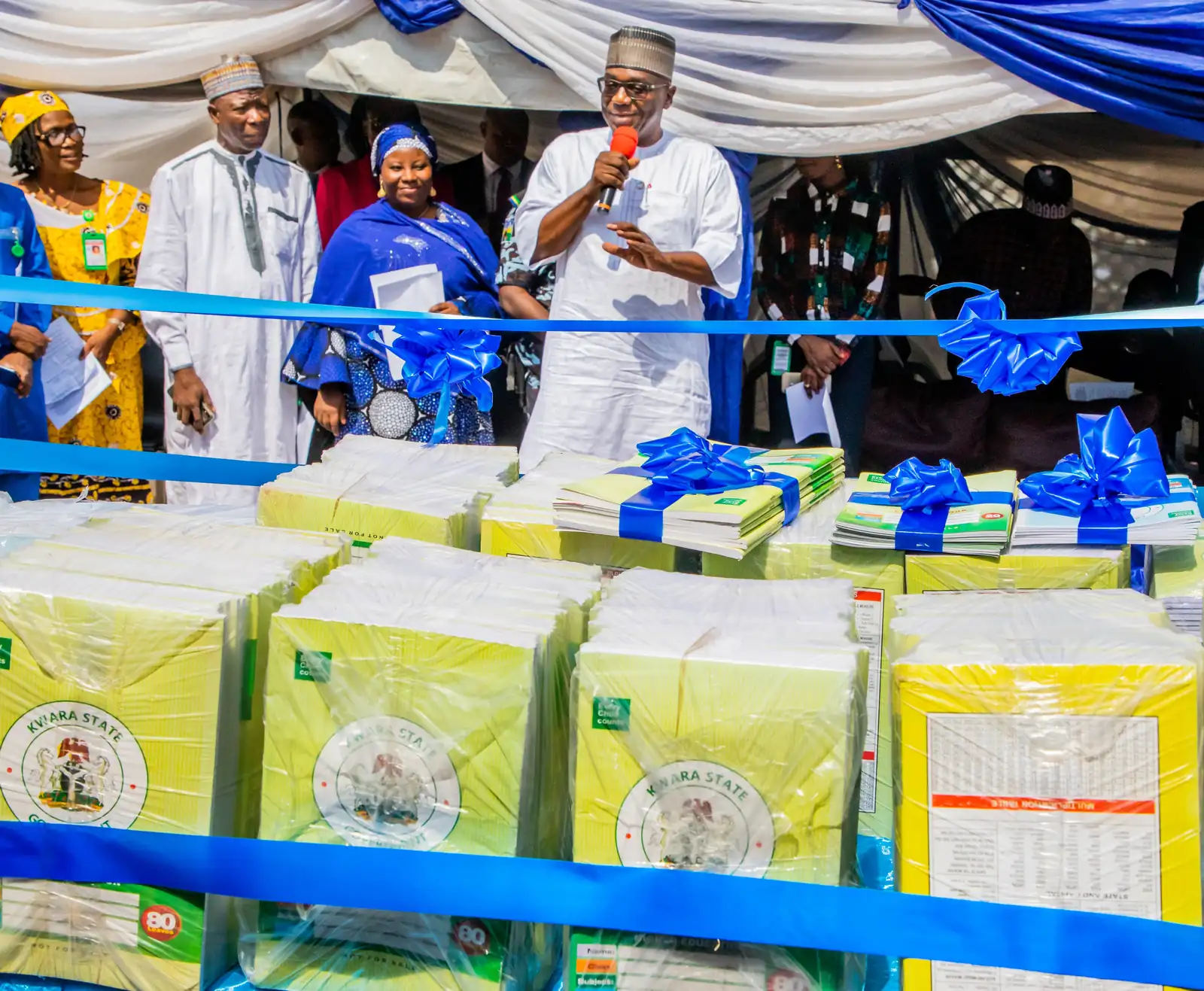 Textbook donation to primary schools across the state