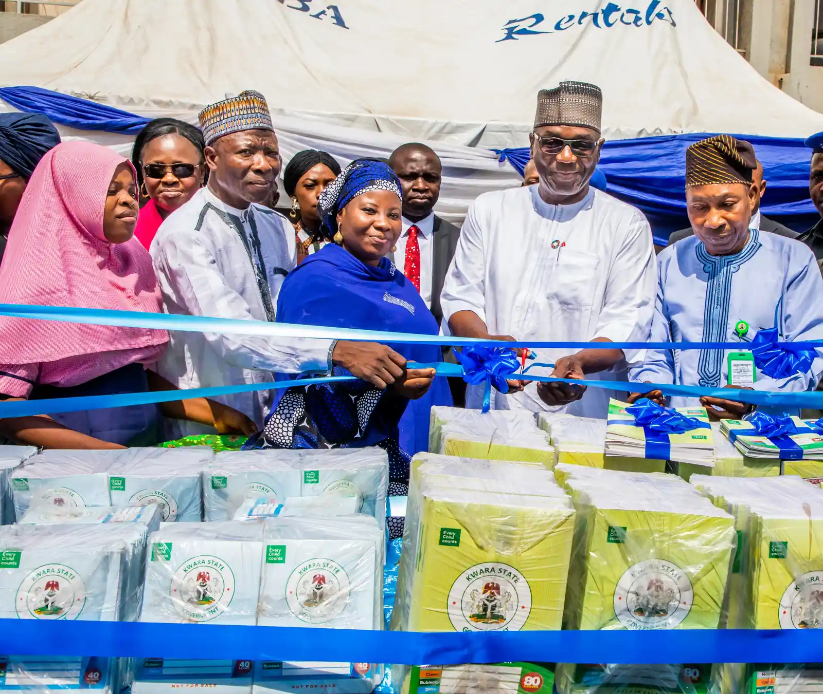 Textbook donation to primary schools across the state